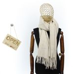 Fashion, accesorii si bijuterii - Femei - Accesorii femei - Esarfe si fulare femei - Esarfa de dama, Buticcochet, casmir, 190 x 65 cm, Bej - ES2702 - Infinity.ro