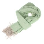 Fashion, accesorii si bijuterii - Femei - Accesorii femei - Esarfe si fulare femei - Esarfa de dama, Buticcochet, casmir, 190 x 65 cm, Vernil - ES2707 - Infinity.ro