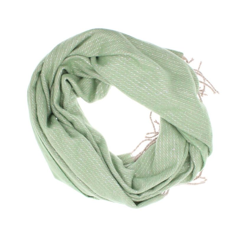 Fashion, accesorii si bijuterii - Femei - Accesorii femei - Esarfe si fulare femei - Esarfa de dama, Buticcochet, casmir, 190 x 65 cm, Vernil - ES2707 - Infinity.ro