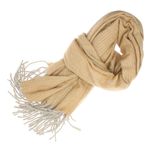 Fashion, accesorii si bijuterii - Femei - Accesorii femei - Esarfe si fulare femei - Esarfa de dama, Buticcochet, casmir, 190 x 65 cm, Maro - ES2709 - Infinity.ro