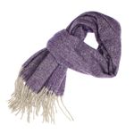 Fashion, accesorii si bijuterii - Femei - Accesorii femei - Esarfe si fulare femei - Esarfa de dama, Buticcochet, casmir, 190 x 65 cm, Mov - ES2712 - Infinity.ro