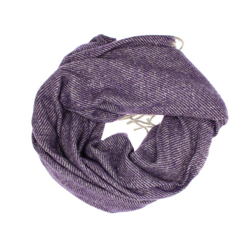 Fashion, accesorii si bijuterii - Femei - Accesorii femei - Esarfe si fulare femei - Esarfa de dama, Buticcochet, casmir, 190 x 65 cm, Mov - ES2712 - Infinity.ro