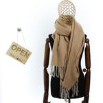 Fashion, accesorii si bijuterii - Femei - Accesorii femei - Esarfe si fulare femei - Esarfa de dama, Buticcochet, casmir, 190 x 65 cm, Maro - ES2709 - Infinity.ro