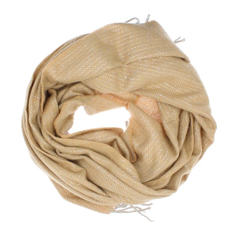 Fashion, accesorii si bijuterii - Femei - Accesorii femei - Esarfe si fulare femei - Esarfa de dama, Buticcochet, casmir, 190 x 65 cm, Maro - ES2709 - Infinity.ro