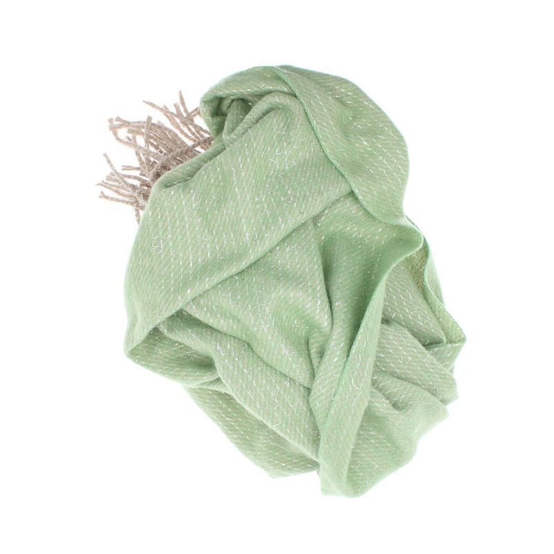 Fashion, accesorii si bijuterii - Femei - Accesorii femei - Esarfe si fulare femei - Esarfa de dama, Buticcochet, casmir, 190 x 65 cm, Vernil - ES2707 - Infinity.ro