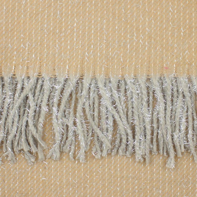 Fashion, accesorii si bijuterii - Femei - Accesorii femei - Esarfe si fulare femei - Esarfa de dama, Buticcochet, casmir, 190 x 65 cm, Maro - ES2709 - Infinity.ro