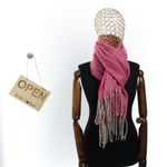 Fashion, accesorii si bijuterii - Femei - Accesorii femei - Esarfe si fulare femei - Esarfa de dama, Buticcochet, casmir, 190 x 65 cm, Fucsia - ES2708 - Infinity.ro