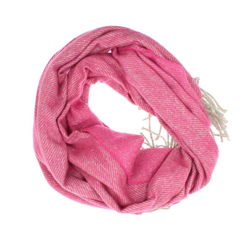 Fashion, accesorii si bijuterii - Femei - Accesorii femei - Esarfe si fulare femei - Esarfa de dama, Buticcochet, casmir, 190 x 65 cm, Fucsia - ES2708 - Infinity.ro