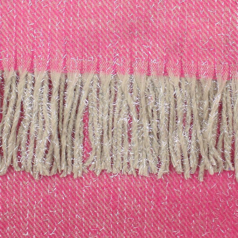 Fashion, accesorii si bijuterii - Femei - Accesorii femei - Esarfe si fulare femei - Esarfa de dama, Buticcochet, casmir, 190 x 65 cm, Fucsia - ES2708 - Infinity.ro