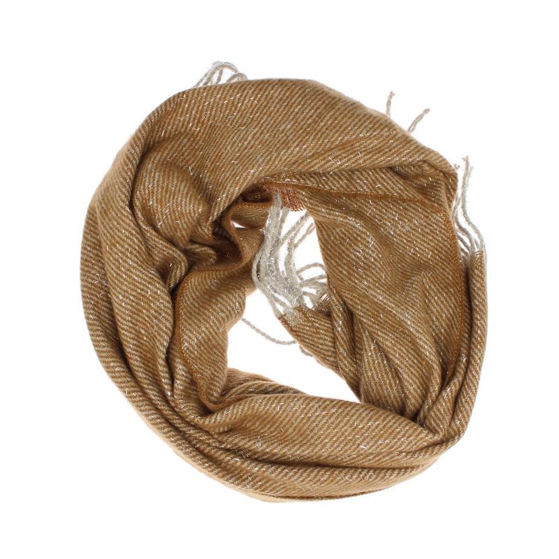 Fashion, accesorii si bijuterii - Femei - Accesorii femei - Esarfe si fulare femei - Esarfa de dama, Buticcochet, casmir, 190 x 65 cm, Maro - ES2716 - Infinity.ro
