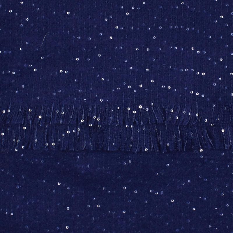 Fashion, accesorii si bijuterii - Femei - Accesorii femei - Esarfe si fulare femei - Esarfa de dama, Buticcochet, casmir, 190 x 65 cm, cu paiete, Baleumarin - ES2723 - Infinity.ro