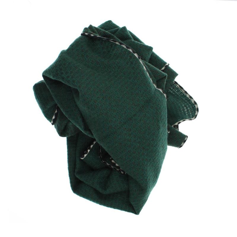 Fashion, accesorii si bijuterii - Femei - Accesorii femei - Esarfe si fulare femei - Esarfa de dama, Buticcochet, casmir, 190 x 65 cm, Verde inchis - ES2729 - Infinity.ro