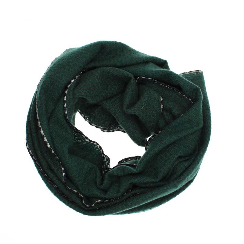 Fashion, accesorii si bijuterii - Femei - Accesorii femei - Esarfe si fulare femei - Esarfa de dama, Buticcochet, casmir, 190 x 65 cm, Verde inchis - ES2729 - Infinity.ro