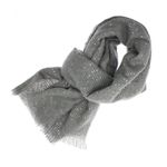 Fashion, accesorii si bijuterii - Femei - Accesorii femei - Esarfe si fulare femei - Esarfa de dama, Buticcochet, casmir, 190 x 65 cm, cu paiete, Gri - ES2727 - Infinity.ro