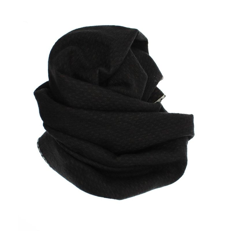 Fashion, accesorii si bijuterii - Femei - Accesorii femei - Esarfe si fulare femei - Esarfa de dama, Buticcochet, casmir, 190 x 65 cm, Negru - ES2733 - Infinity.ro