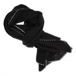 Fashion, accesorii si bijuterii - Femei - Accesorii femei - Esarfe si fulare femei - Esarfa de dama, Buticcochet, casmir, 190 x 65 cm, Negru - ES2733 - Infinity.ro