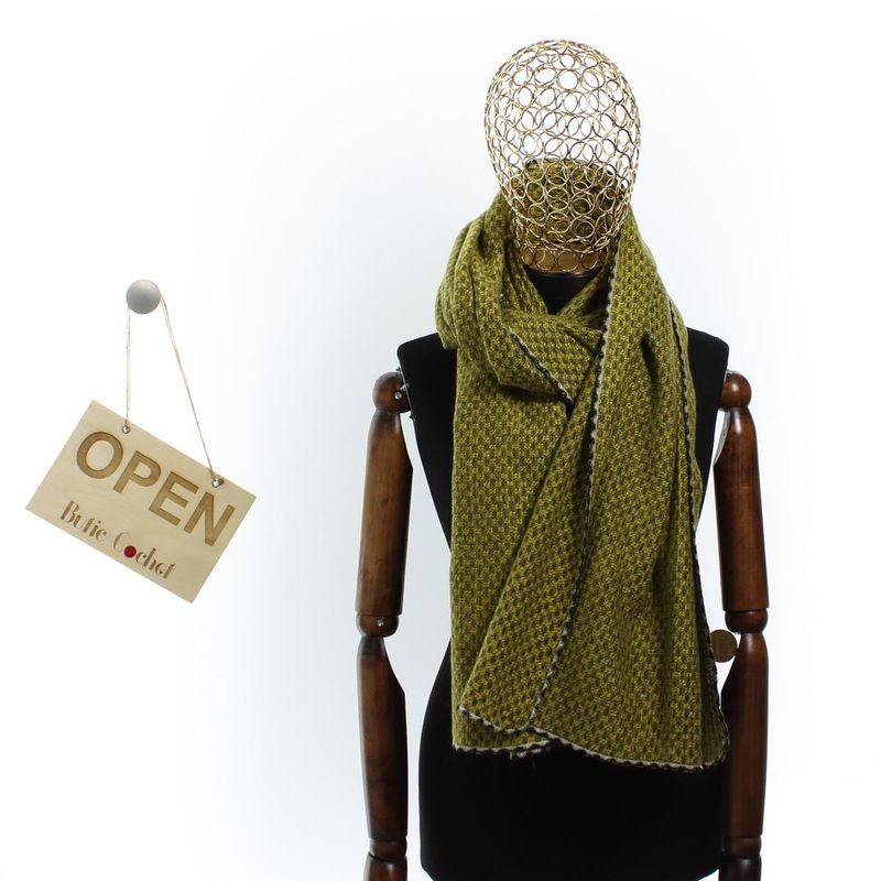 Fashion, accesorii si bijuterii - Femei - Accesorii femei - Esarfe si fulare femei - Esarfa de dama, Buticcochet, casmir, 190 x 65 cm, Galben mustar - ES2731 - Infinity.ro