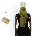 Fashion, accesorii si bijuterii - Femei - Accesorii femei - Esarfe si fulare femei - Esarfa de dama, Buticcochet, casmir, 190 x 65 cm, Galben mustar - ES2731 - Infinity.ro