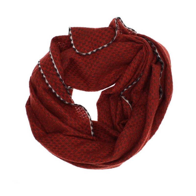 Fashion, accesorii si bijuterii - Femei - Accesorii femei - Esarfe si fulare femei - Esarfa de dama, Buticcochet, casmir, 190 x 65 cm, Rosu - ES2734 - Infinity.ro