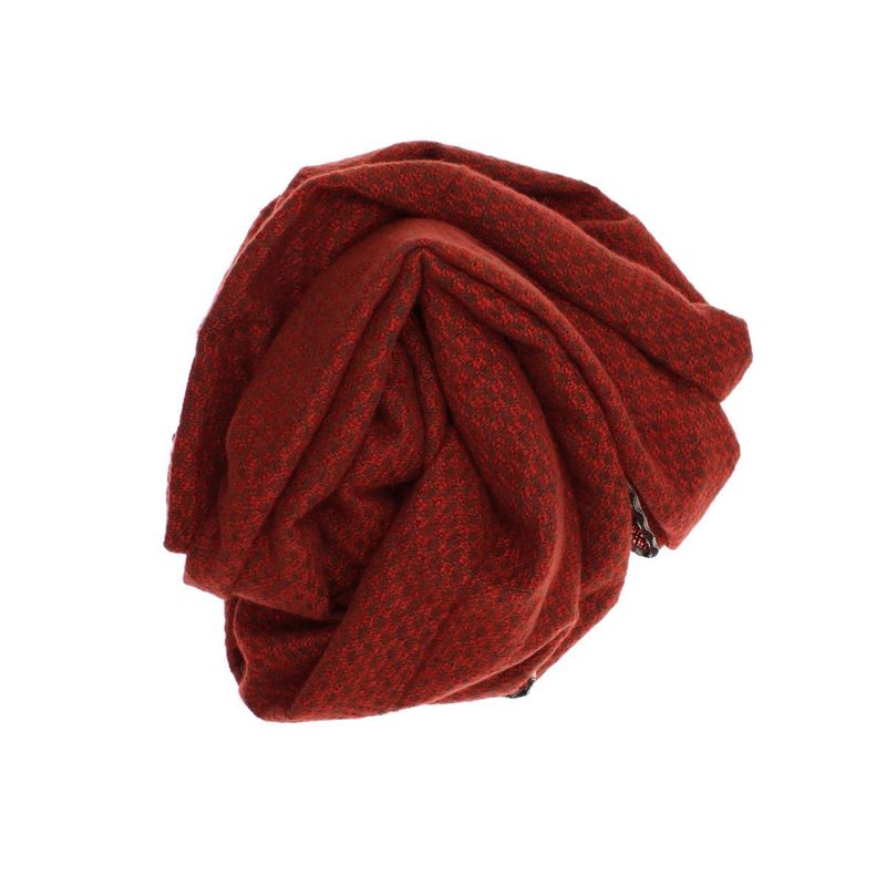 Fashion, accesorii si bijuterii - Femei - Accesorii femei - Esarfe si fulare femei - Esarfa de dama, Buticcochet, casmir, 190 x 65 cm, Rosu - ES2734 - Infinity.ro