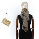 Fashion, accesorii si bijuterii - Femei - Accesorii femei - Esarfe si fulare femei - Esarfa de dama, Buticcochet, casmir, 190 x 65 cm, Bej - ES2738 - Infinity.ro
