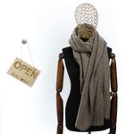 Fashion, accesorii si bijuterii - Femei - Accesorii femei - Esarfe si fulare femei - Esarfa de dama, Buticcochet, casmir, 190 x 65 cm, Bej - ES2738 - Infinity.ro