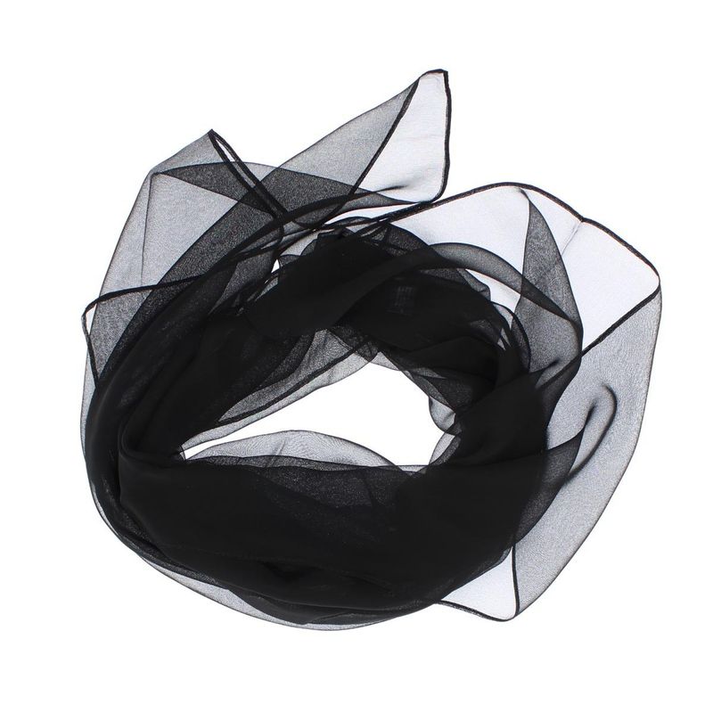 Fashion, accesorii si bijuterii - Femei - Accesorii femei - Esarfe si fulare femei - Esarfa de dama, uni, ButicCochet, 80% poliester 20% vascoza, Negru - ES2930 - Infinity.ro