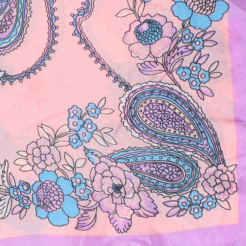 Fashion, accesorii si bijuterii - Femei - Accesorii femei - Esarfe si fulare femei - Batic de dama, 50 x 50 cm, ButicCochet, din satin, multicolor - ES2561 - Infinity.ro