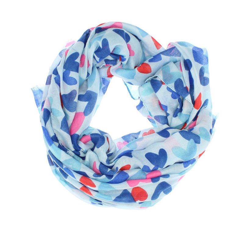 Fashion, accesorii si bijuterii - Femei - Accesorii femei - Esarfe si fulare femei - Esarfa de dama, cu imimioare, ButicCochet, 70% poliester 30% vascoza, Albastru - ES2932 - Infinity.ro