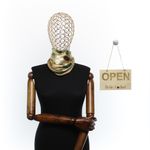 Fashion, accesorii si bijuterii - Femei - Accesorii femei - Esarfe si fulare femei - Batic de dama, 50 x 50 cm, ButicCochet, din satin, multicolor - ES2563 - Infinity.ro