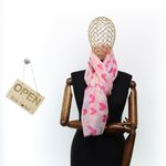 Fashion, accesorii si bijuterii - Femei - Accesorii femei - Esarfe si fulare femei - Esarfa de dama, cu imimioare, ButicCochet, 70% poliester 30% vascoza, Roz - ES2936 - Infinity.ro