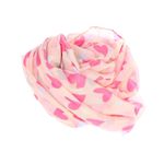 Fashion, accesorii si bijuterii - Femei - Accesorii femei - Esarfe si fulare femei - Esarfa de dama, cu imimioare, ButicCochet, 70% poliester 30% vascoza, Roz - ES2936 - Infinity.ro