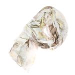 Fashion, accesorii si bijuterii - Femei - Accesorii femei - Esarfe si fulare femei - Esarfa de dama, cu floricele, ButicCochet, 70% poliester 30% vascoza, Crem - ES2938 - Infinity.ro