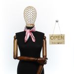 Fashion, accesorii si bijuterii - Femei - Accesorii femei - Esarfe si fulare femei - Batic de dama, 50 x 50 cm, ButicCochet, din satin, multicolor - ES2570 - Infinity.ro
