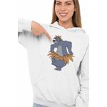 Fashion, accesorii si bijuterii - Femei - Imbracaminte femei - Hanorace femei - Hanorac Femei Cartea Junglei Baloo, alb, marime 2XL - Infinity.ro