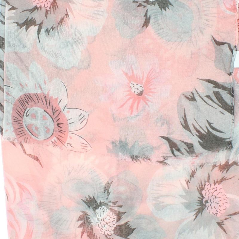 Fashion, accesorii si bijuterii - Femei - Accesorii femei - Esarfe si fulare femei - Esarfa de dama, cu floricele, ButicCochet, 70% poliester 30% vascoza, Roz - ES2939 - Infinity.ro