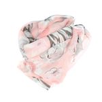Fashion, accesorii si bijuterii - Femei - Accesorii femei - Esarfe si fulare femei - Esarfa de dama, cu floricele, ButicCochet, 70% poliester 30% vascoza, Roz - ES2939 - Infinity.ro