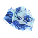 Fashion, accesorii si bijuterii - Femei - Accesorii femei - Esarfe si fulare femei - Esarfa de dama, cu floricele, ButicCochet, 70% poliester 30% vascoza, Albastru - ES2942 - Infinity.ro