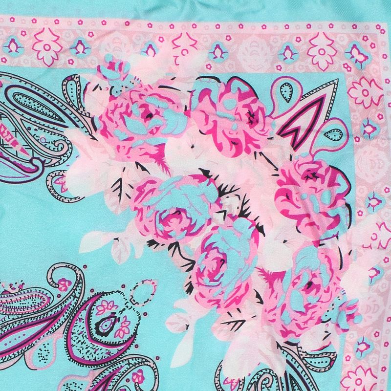 Fashion, accesorii si bijuterii - Femei - Accesorii femei - Esarfe si fulare femei - Batic de dama, 50 x 50 cm, ButicCochet, din satin, multicolor - ES2578 - Infinity.ro