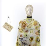Fashion, accesorii si bijuterii - Femei - Accesorii femei - Esarfe si fulare femei - Esarfa de dama, cu floricele, ButicCochet, 70% poliester 30% vascoza, Galben - ES2940 - Infinity.ro