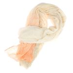 Fashion, accesorii si bijuterii - Femei - Accesorii femei - Esarfe si fulare femei - Esarfa de dama, cu model liniar, ButicCochet, 70% poliester 30% vascoza, Portocaliu - ES2944 - Infinity.ro