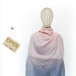 Fashion, accesorii si bijuterii - Femei - Accesorii femei - Esarfe si fulare femei - Esarfa de dama, cu model liniar, ButicCochet, 70% poliester 30% vascoza, Roz - ES2947 - Infinity.ro