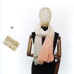Fashion, accesorii si bijuterii - Femei - Accesorii femei - Esarfe si fulare femei - Esarfa de dama, cu model liniar, ButicCochet, 70% poliester 30% vascoza, Portocaliu - ES2944 - Infinity.ro