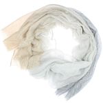 Fashion, accesorii si bijuterii - Femei - Accesorii femei - Esarfe si fulare femei - Esarfa de dama, cu model liniar, ButicCochet, 70% poliester 30% vascoza, Gri - ES2949 - Infinity.ro