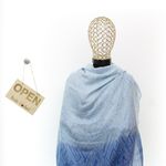Fashion, accesorii si bijuterii - Femei - Accesorii femei - Esarfe si fulare femei - Esarfa de dama, cu model liniar, ButicCochet, 70% poliester 30% vascoza, Albastru - ES2946 - Infinity.ro
