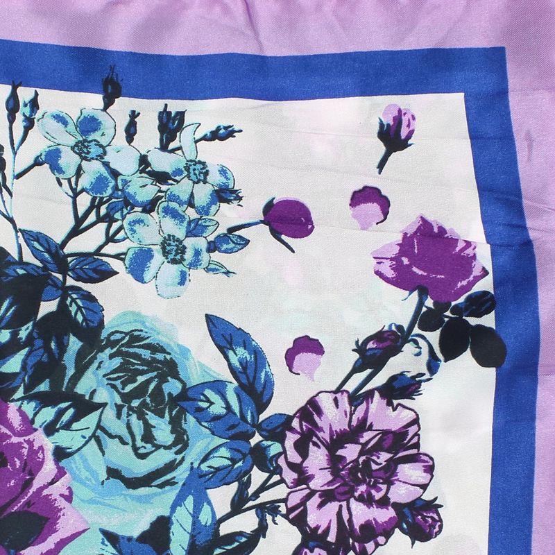 Fashion, accesorii si bijuterii - Femei - Accesorii femei - Esarfe si fulare femei - Batic de dama, 50 x 50 cm, ButicCochet, din satin, multicolor - ES2587 - Infinity.ro