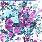 Fashion, accesorii si bijuterii - Femei - Accesorii femei - Esarfe si fulare femei - Batic de dama, 50 x 50 cm, ButicCochet, din satin, multicolor - ES2587 - Infinity.ro