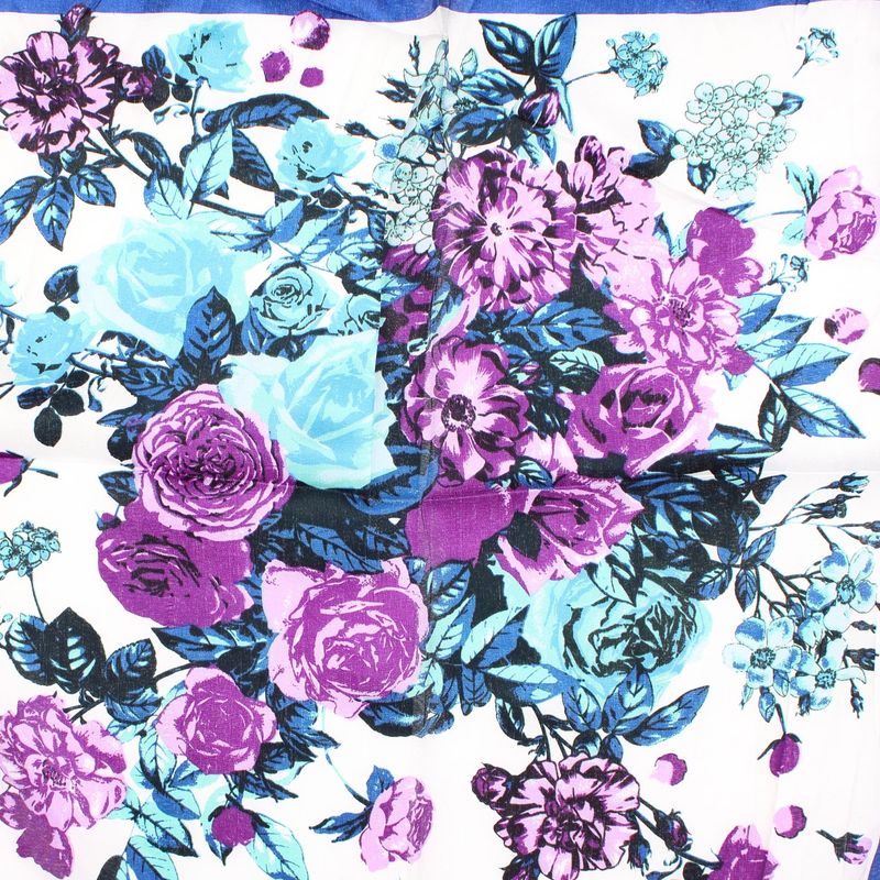 Fashion, accesorii si bijuterii - Femei - Accesorii femei - Esarfe si fulare femei - Batic de dama, 50 x 50 cm, ButicCochet, din satin, multicolor - ES2587 - Infinity.ro