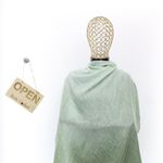 Fashion, accesorii si bijuterii - Femei - Accesorii femei - Esarfe si fulare femei - Esarfa de dama, cu model liniar, ButicCochet, 70% poliester 30% vascoza, verde - ES2948 - Infinity.ro