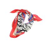 Fashion, accesorii si bijuterii - Femei - Accesorii femei - Esarfe si fulare femei - Batic de dama, 50 x 50 cm, ButicCochet, din satin, multicolor - ES2590 - Infinity.ro